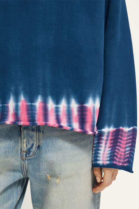 COTTON IN CONVERSION DIP-DYE HOODIE NAVY 6