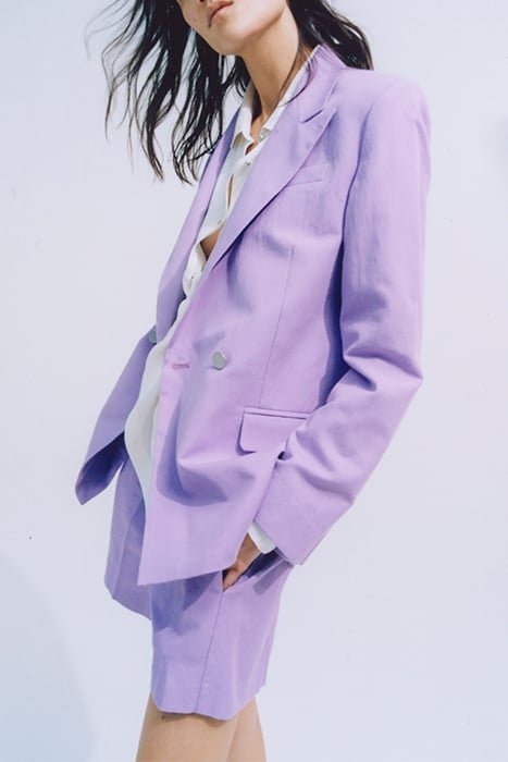 LILAC DOUBLE-BREASTED JACKET 7