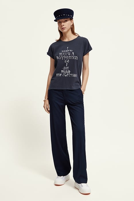 GRAPHIC PRINT T-SHIRT WASHED NAVY 3