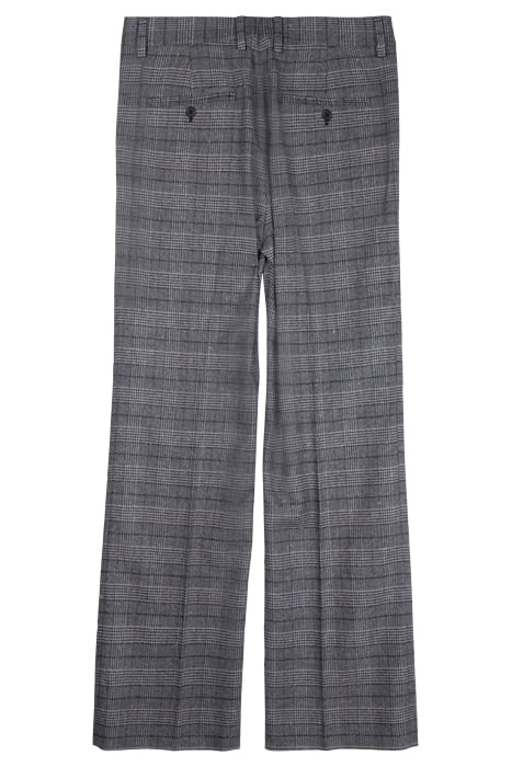 CHECK BOOTCUT TROUSERS GREY CHECK 2