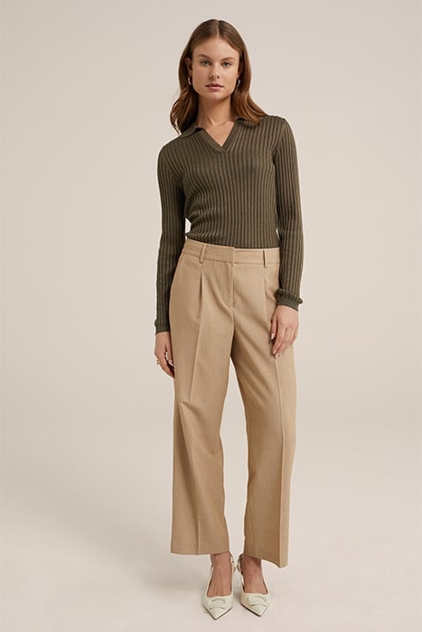 KNITTED PULLOVER KHAKI 4