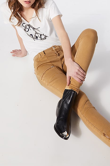 WOMEN'S SLIM LOW-RISE CIGAR JEANS WITH ZIPPER 6