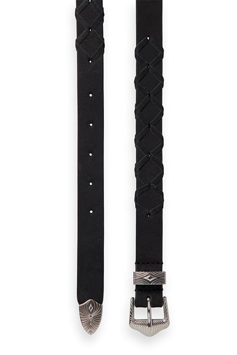 XXX BRAIDED BELT BLACK 4