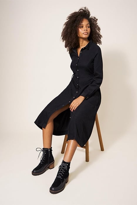 JADE CORD SHIRT DRE PURE BLACK 4