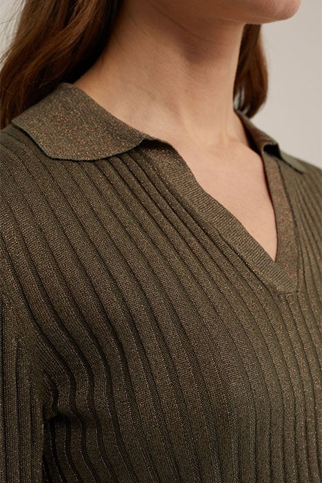 KNITTED PULLOVER KHAKI 5