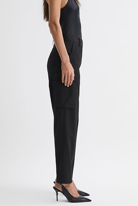 VIOLET COMBAT CARGO PANTS — BLACK 5