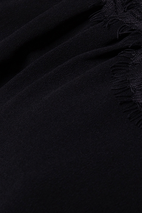 ALEDA CREPE LIGHT LACE V BK TP BLACK 3