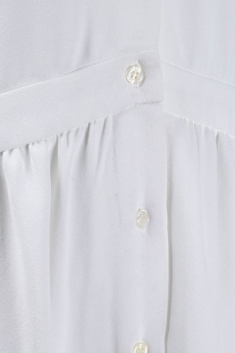 WOMEN'S OFF-WHITE V-NECK BUTTON-FRONT DRESS 7