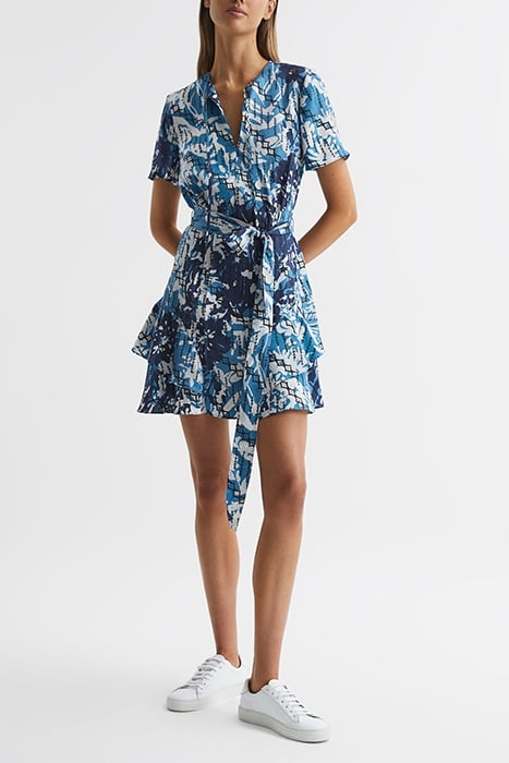 POSEY-DITSY DRESS BLUE 4