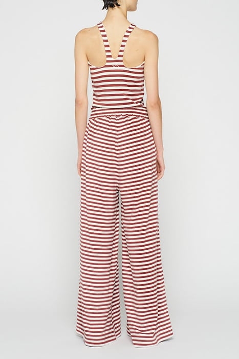 SPORTY WRAPPER STRIPES WARM WHITE/BURGUNDY 4