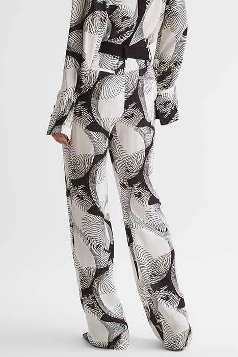 BECCI-TAPER PAJAMAS BLACK/WHITE 3