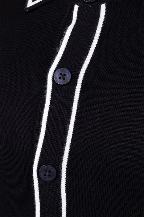 LUX TIPPED BUTTON THRU SS MARINE / ECRU 3