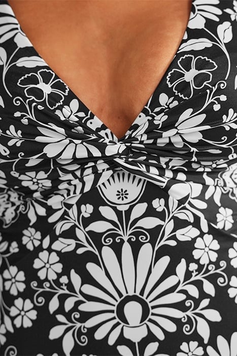 TWIST CLASSIC SWIMSUIT NERO, GARDENIA SPRIG 7