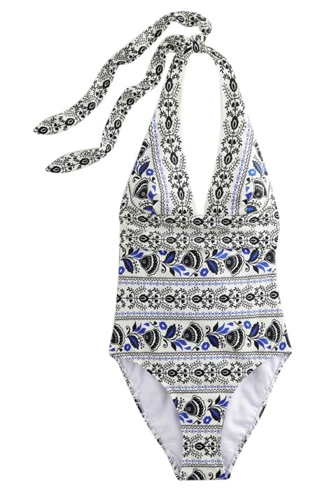 BOW DETAIL HALTER SWIMSUIT IVORY, MILOS BLOOM 3