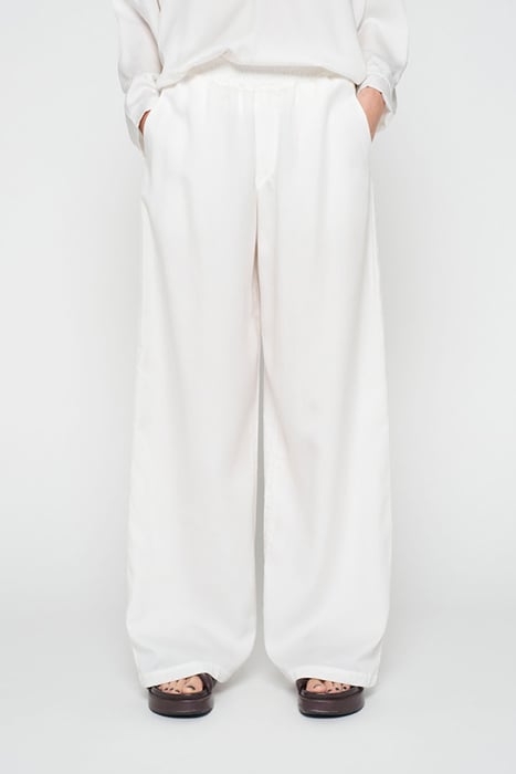 FLOWY WOVEN PANTS ECRU 1