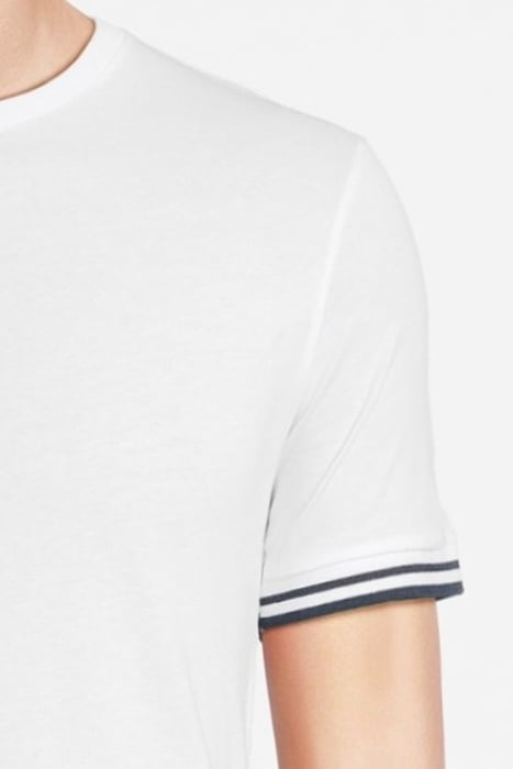 HARRISON-TIPPING BASIC T-SHIRT WHITE/NAVY 5