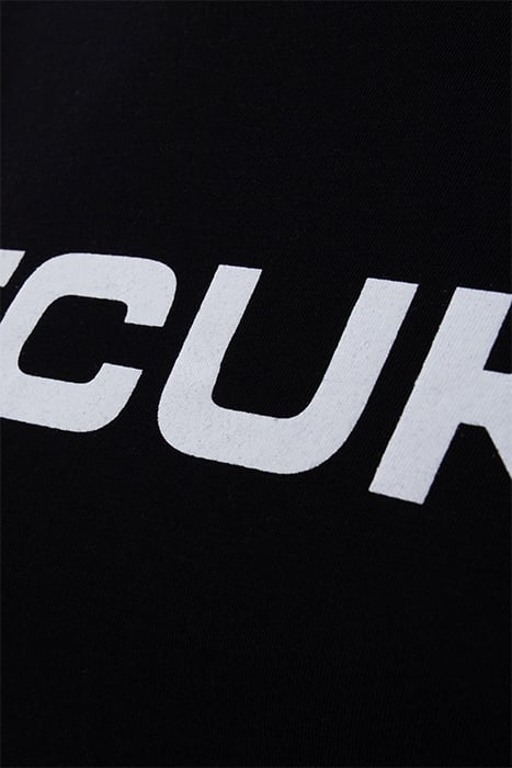 FCUK CHEST TEE BLACK/WHITE 3