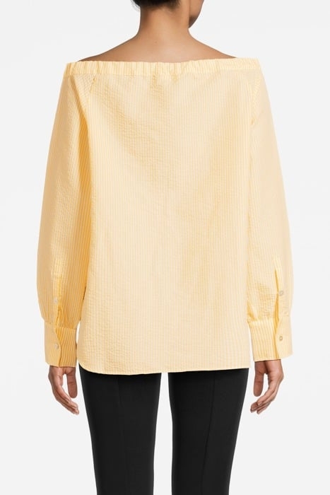 TIDAL SHIRT YELLOW-WHITE STRIPE 2