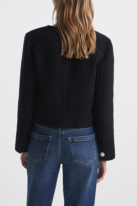 ESMIE-CROPPED CROPPED JACKET BLACK 2