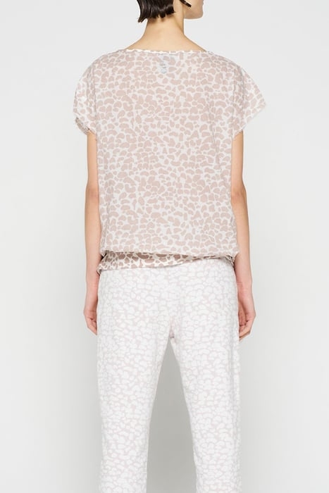 VOILE TEE LEOPARD ECRU 2