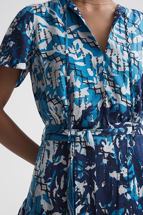 POSEY-DITSY DRESS BLUE 7