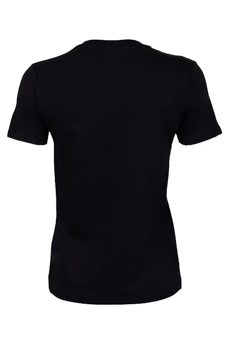 FCUK CHEST TEE BLACK/WHITE 2