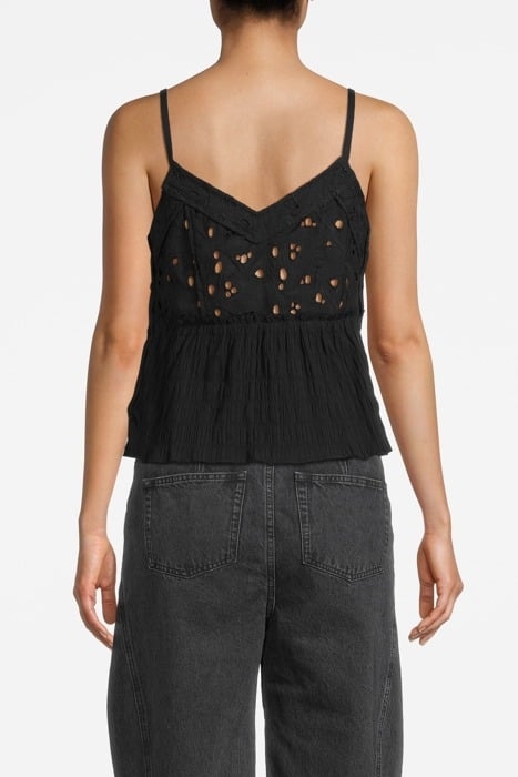 MIREYA TANK TOP IN BLACK 2