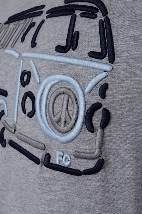 CAMPER EMBROIDERY LGT.GREY MEL 3