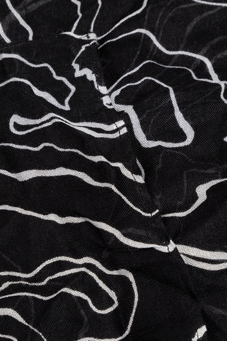 SCARF WOVEN ALMOST BLACK 2