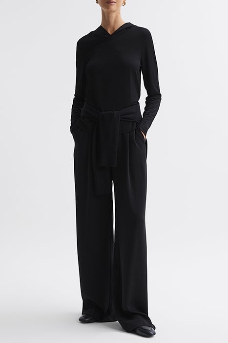 EMILIA-DRAPE PAJAMAS BLACK 3