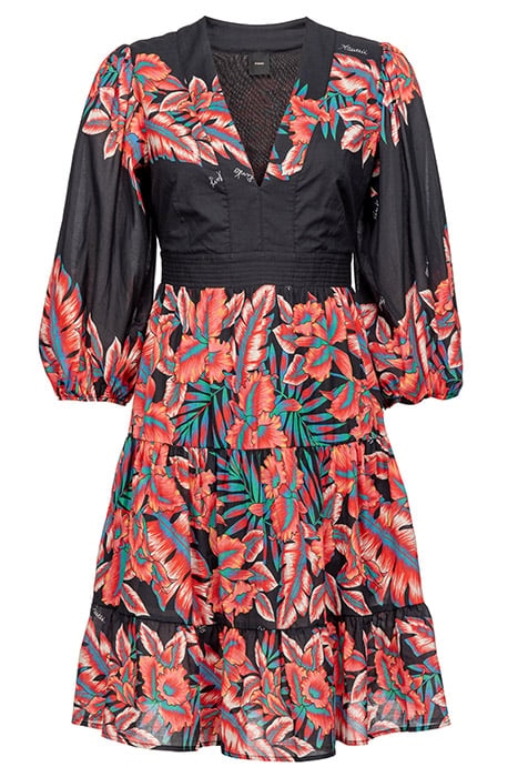 BALTO DRESS BLACK/RED MULTI 1