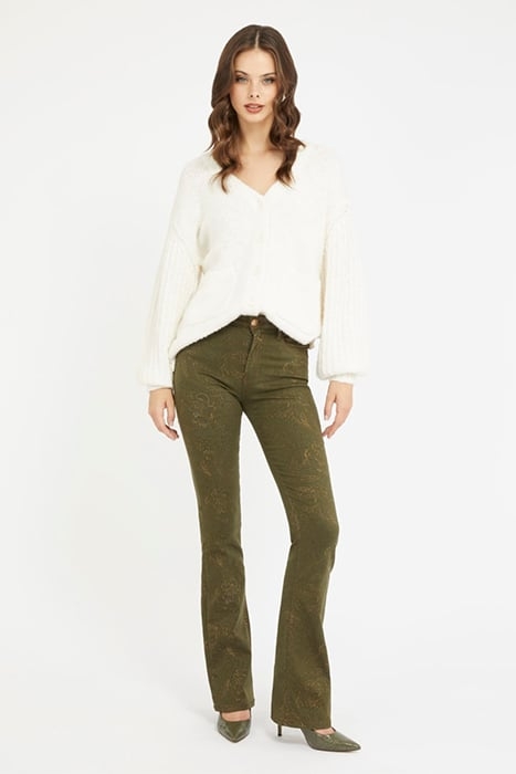 SEXY FLARE DAMASC CAMEL BLACK 3