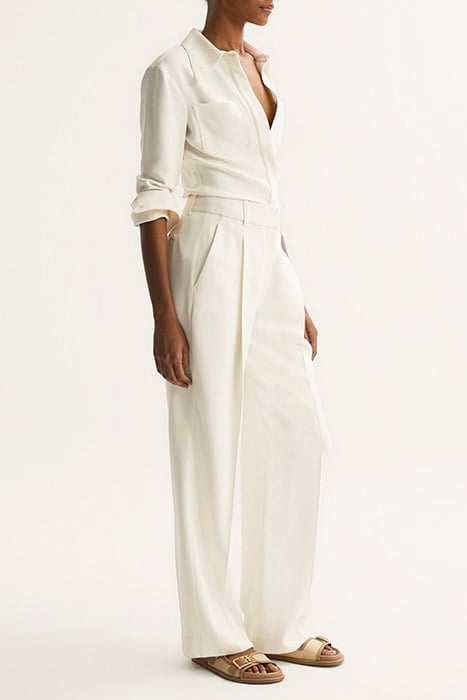 NATALIA WIDE-LEG & FLARED PANTS CREAM 3