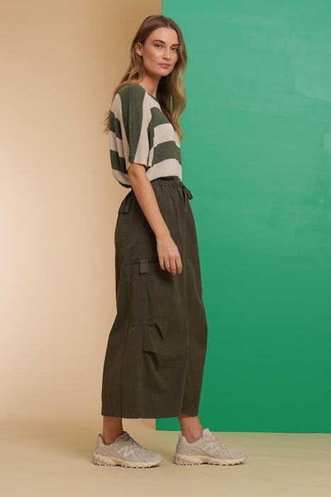 CARGOSKIRT LONG POCKETS ARMY 2