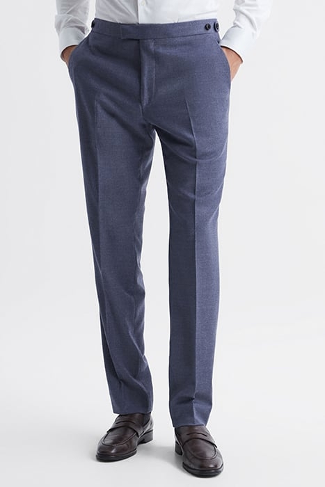 MARQUEE-MOLESKIN SUIT PANTS BLUE 1