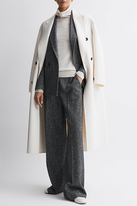 LUELLA-TEXTURE WIDE-LEG & FLARED PANTS GREY 3