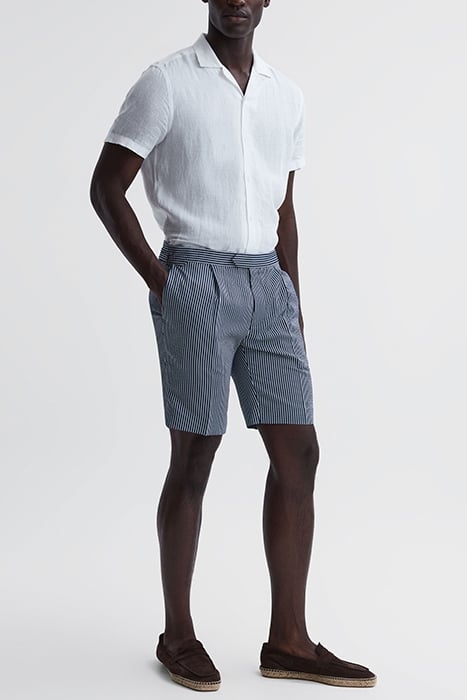 ARCHIE-FINE SHORTS NAVY/WHITE 5