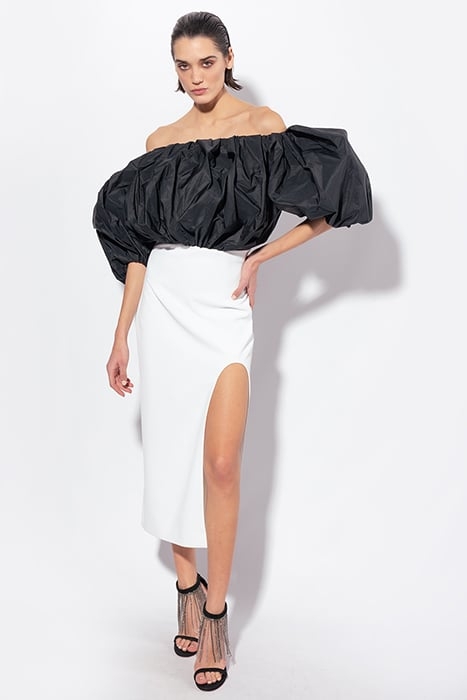 PIANOSA DRESS WHITE/BLACK 1