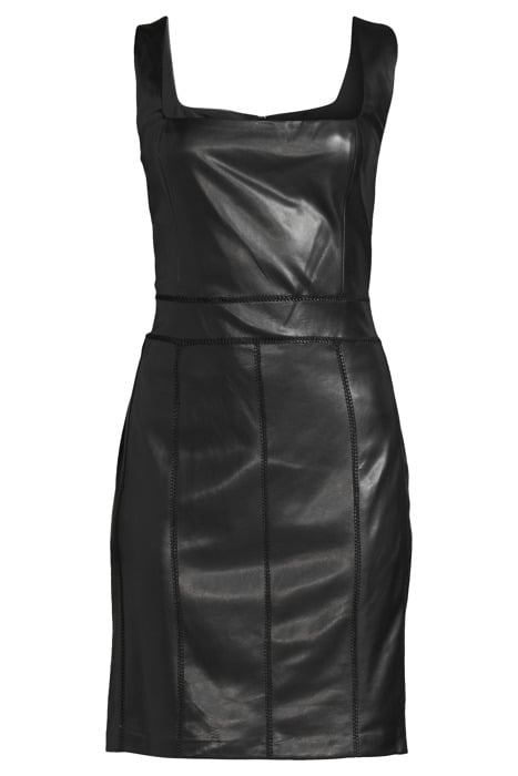 SL JANICE DRESS JET BLACK MULTI 4