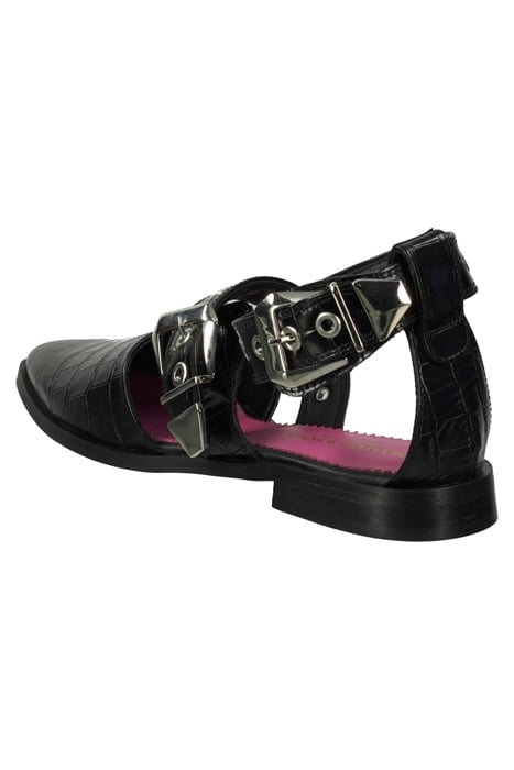 PHIONA LEATHER MULE BLK CROCO OPTICS 8