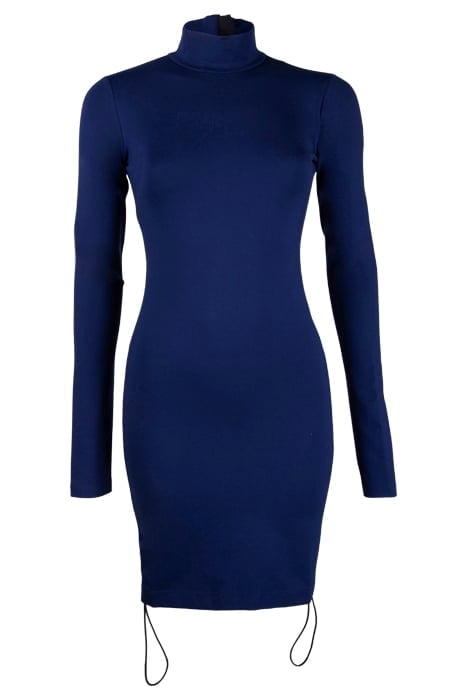 WOMEN'S BODYCON GATHERING DRESS NAVY 1