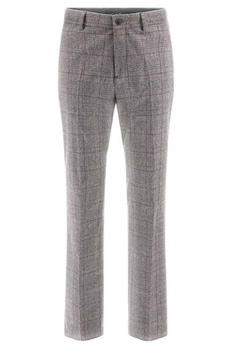 ROGER CLASSIC CHINO FIT BLACK/WHITE/RED TAILORED PANT 4