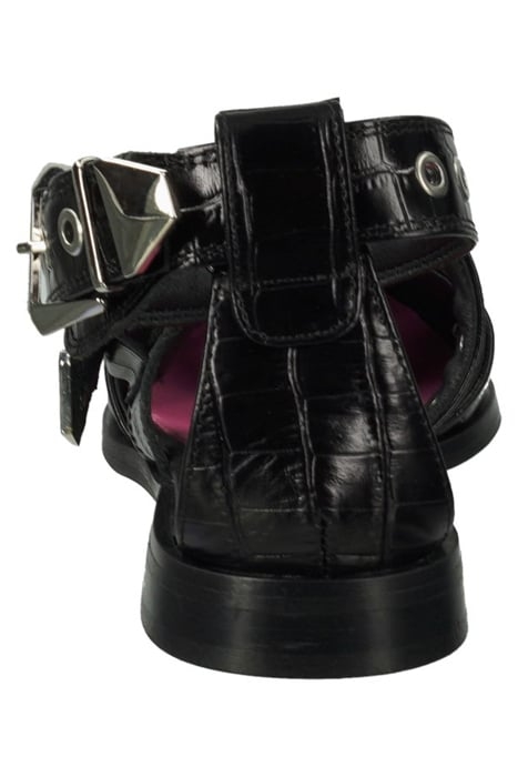 PHIONA LEATHER MULE BLK CROCO OPTICS 4