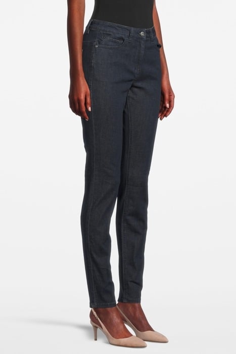 TROUSER WOVEN LONG 84001027 MID BLUE DENIM 4