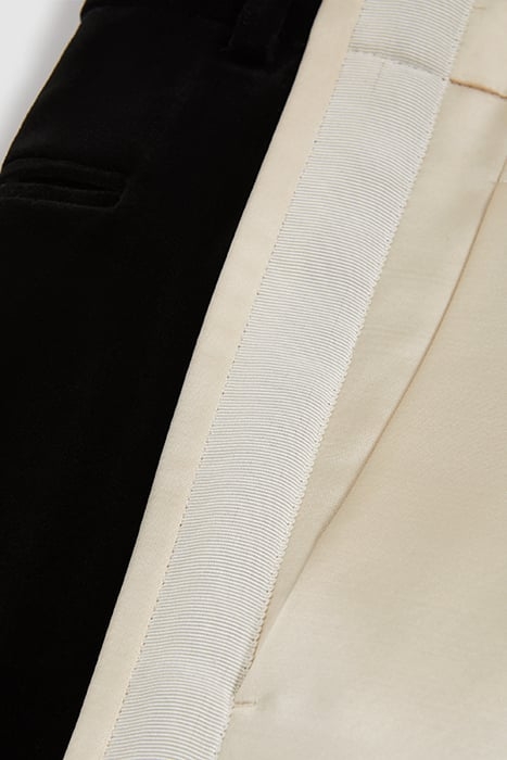 GRACIE-COLOURBLOCK STRAIGHT PANTS BLACK/CREAM 4
