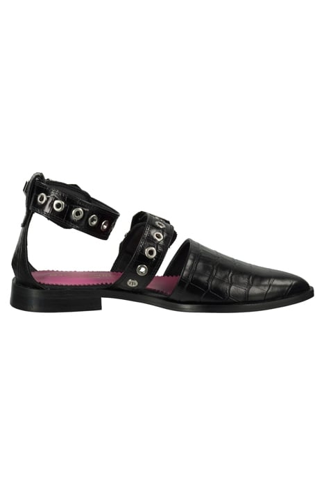 PHIONA LEATHER MULE BLK CROCO OPTICS 1