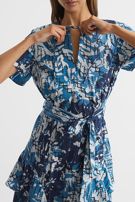 POSEY-DITSY DRESS BLUE 6