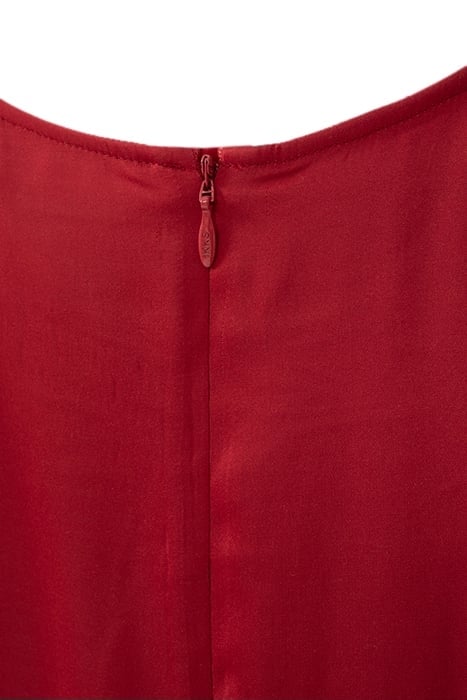 GIRLS' RED EMBROIDERED DRESS RED 4