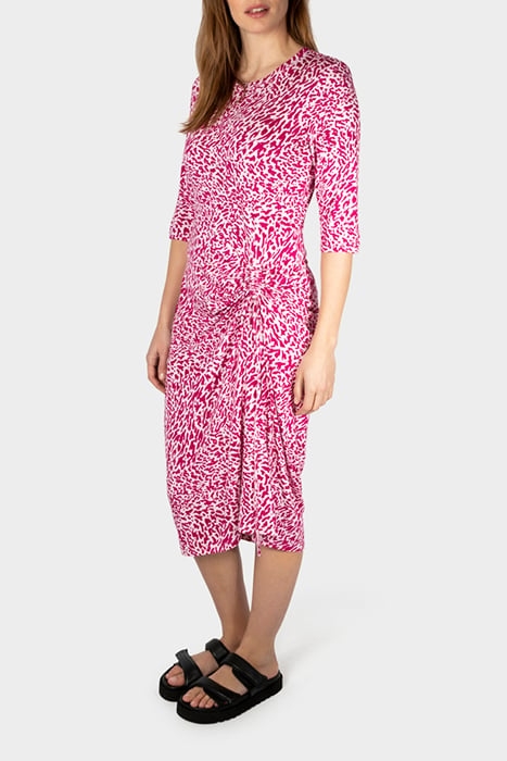 DRESS WOVEN LONG FESTIVAL FUCHSIA 1