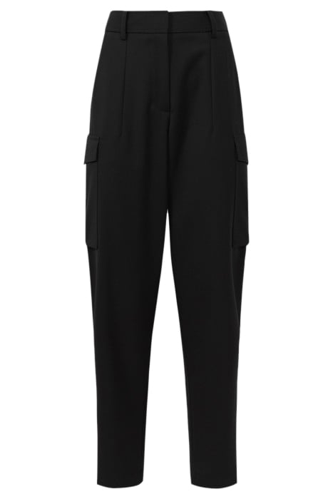 VIOLET COMBAT CARGO PANTS — BLACK 1